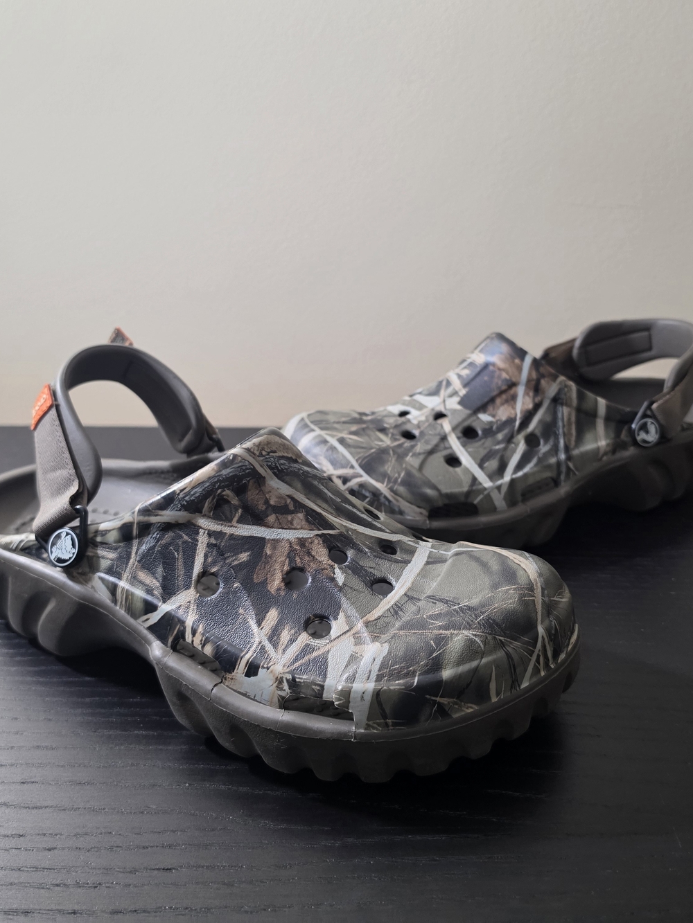 Crocs Camouflage Slip-On Clog - Green Brown